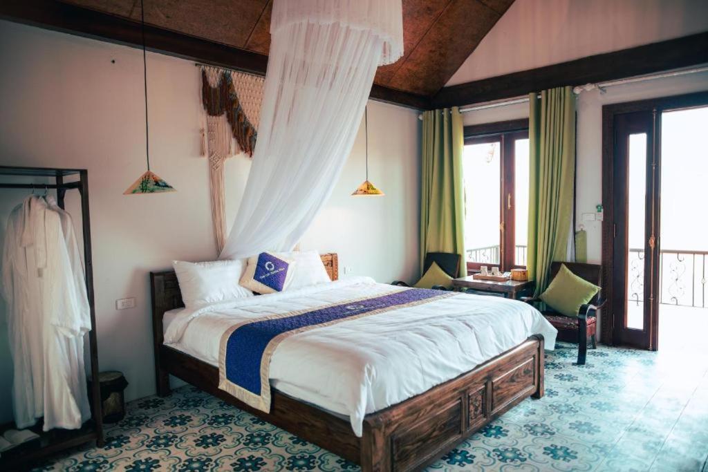 Апартаменты Papaya Bungalow & Rice Fields Ниньбинь Экстерьер фото
