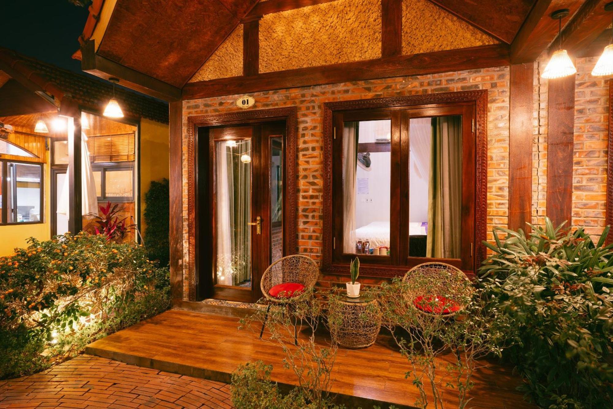 Апартаменты Papaya Bungalow & Rice Fields Ниньбинь Экстерьер фото