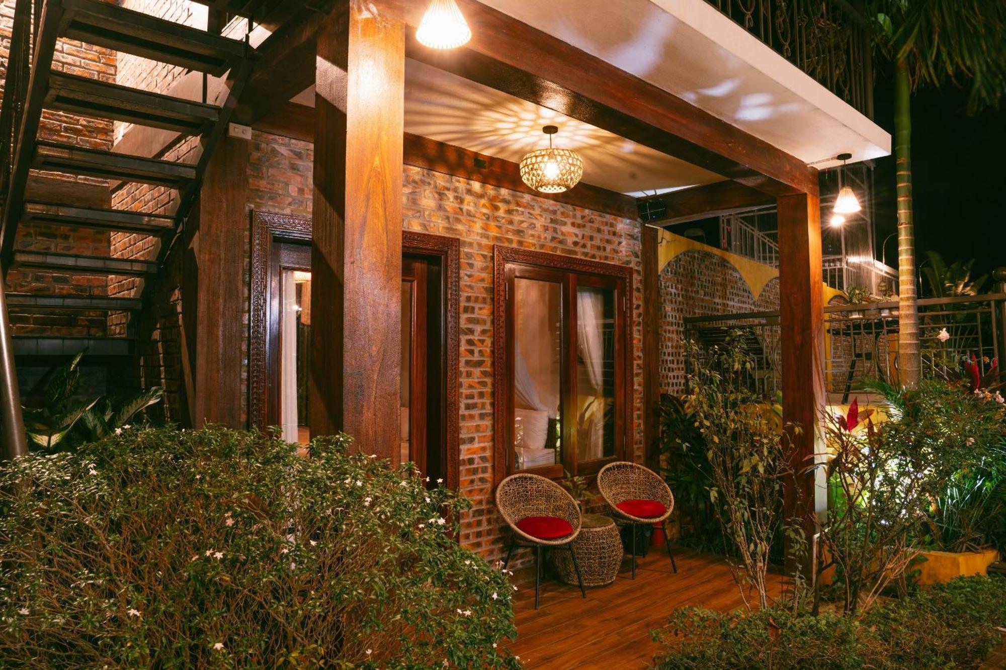 Апартаменты Papaya Bungalow & Rice Fields Ниньбинь Экстерьер фото